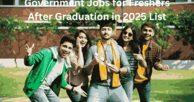 Government Jobs for Freshers After Graduation in 2025 List